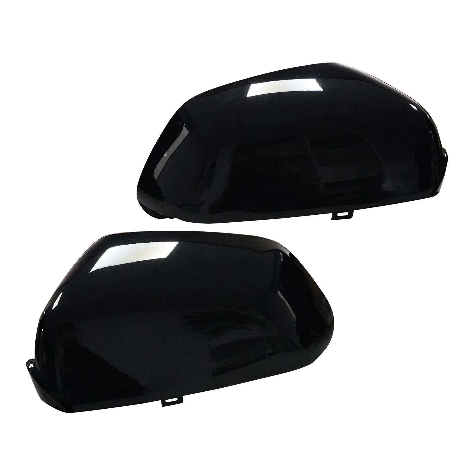 글로스 블랙 윙 문짝 백미러 커버 캡, 2005-09 VW 폴로 MK4 9N 해치용