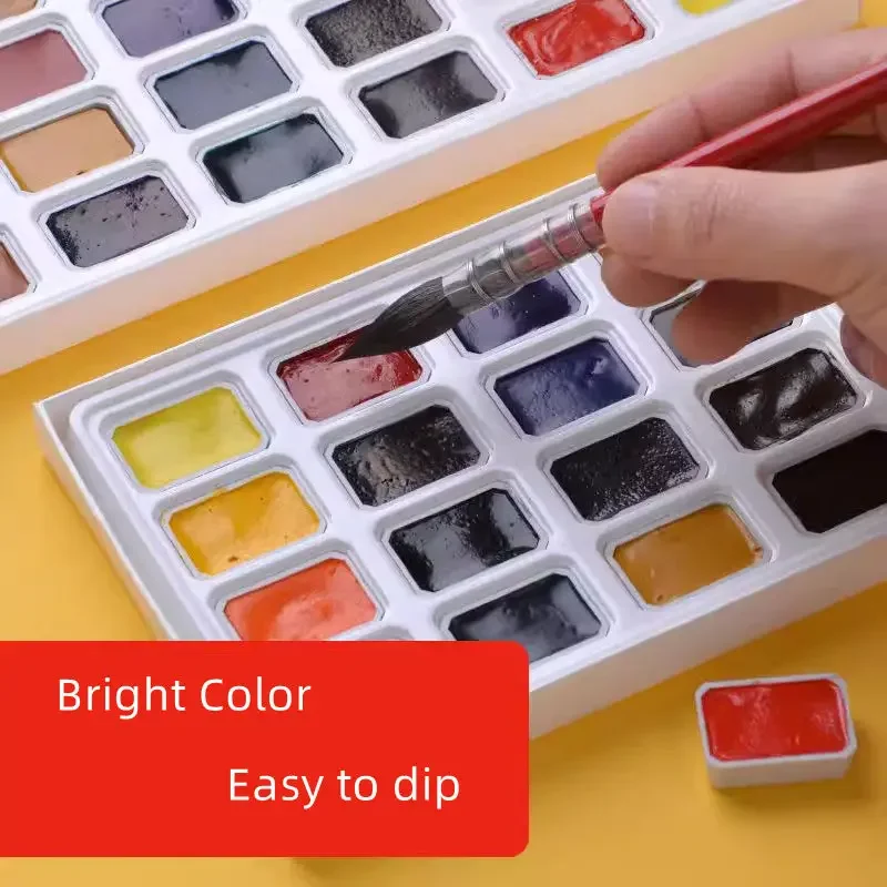 Watercolor painting set Rosa 16/24 Colors Solid Watercolor Paint Full Pans watercolor painting set,watercolor paint,watercolor pigment