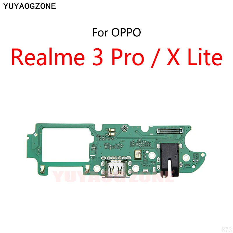 USB Charge Dock Port Socket Plug Connector Flex Cable For OPPO Realme 3 Pro / Realme X Lite Charging Board Module