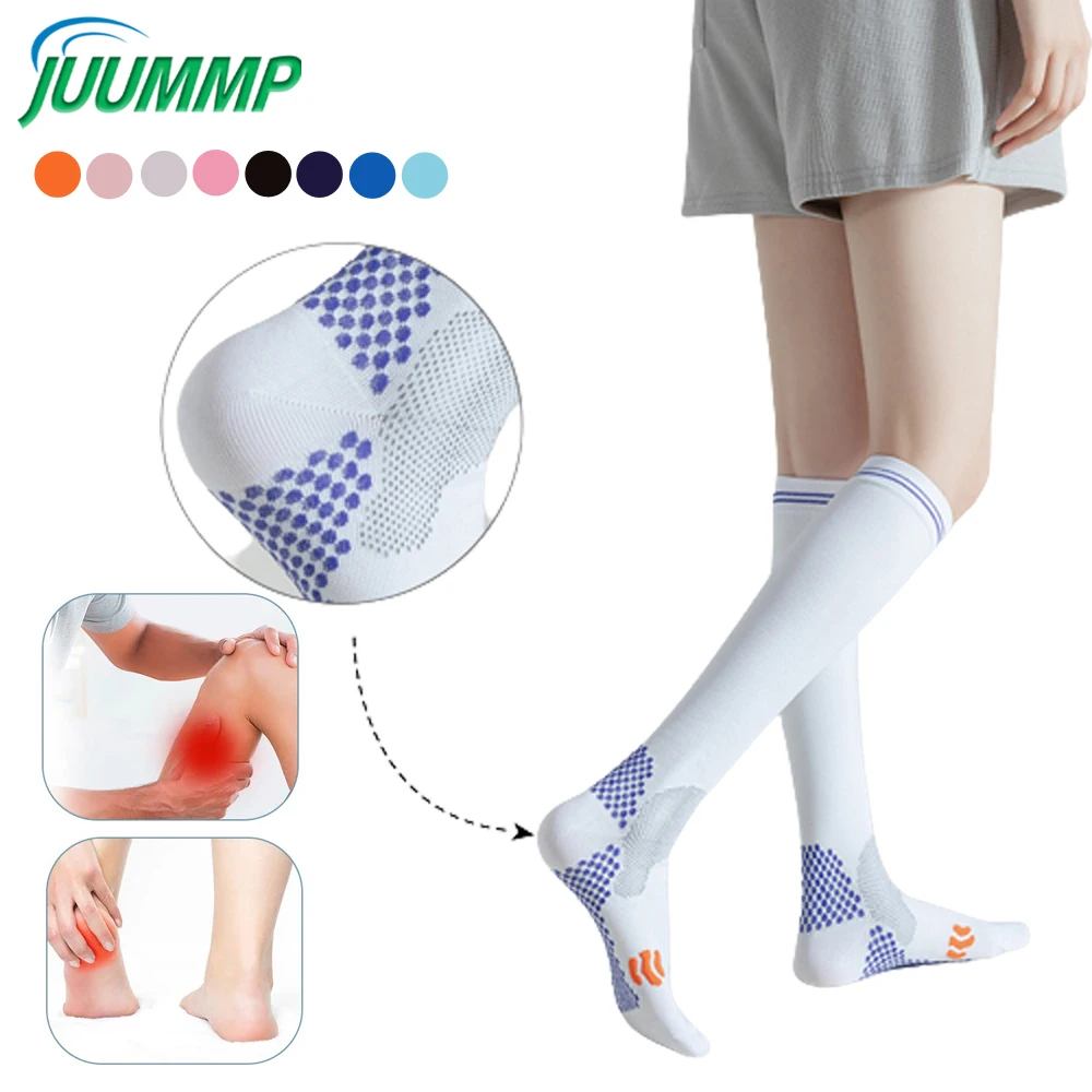 

1Pair Compression Socks - 20-30 mmHg Compression Socks Women & Men Circulation - Best for Medical,Running,Travel,Athletic