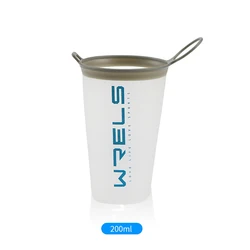 Collapsible BPA-Free Soft Flask (200ml White)