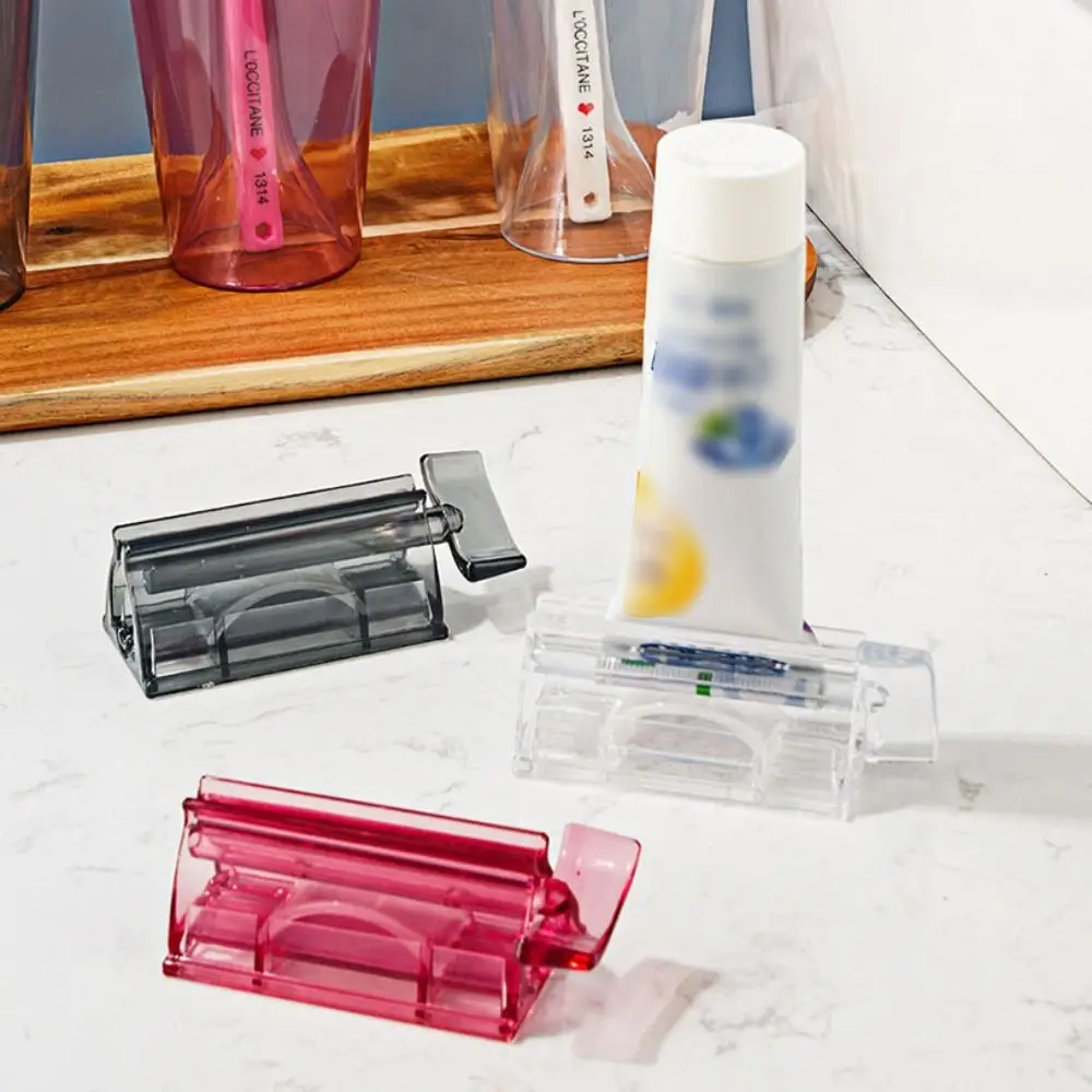 Rolling Squeezer Lazy Toothpaste Dispenser Bathroom Accessories Set Toothpaste Squeezer Hair Color Dye Cosmetic Paint Squeezer 2