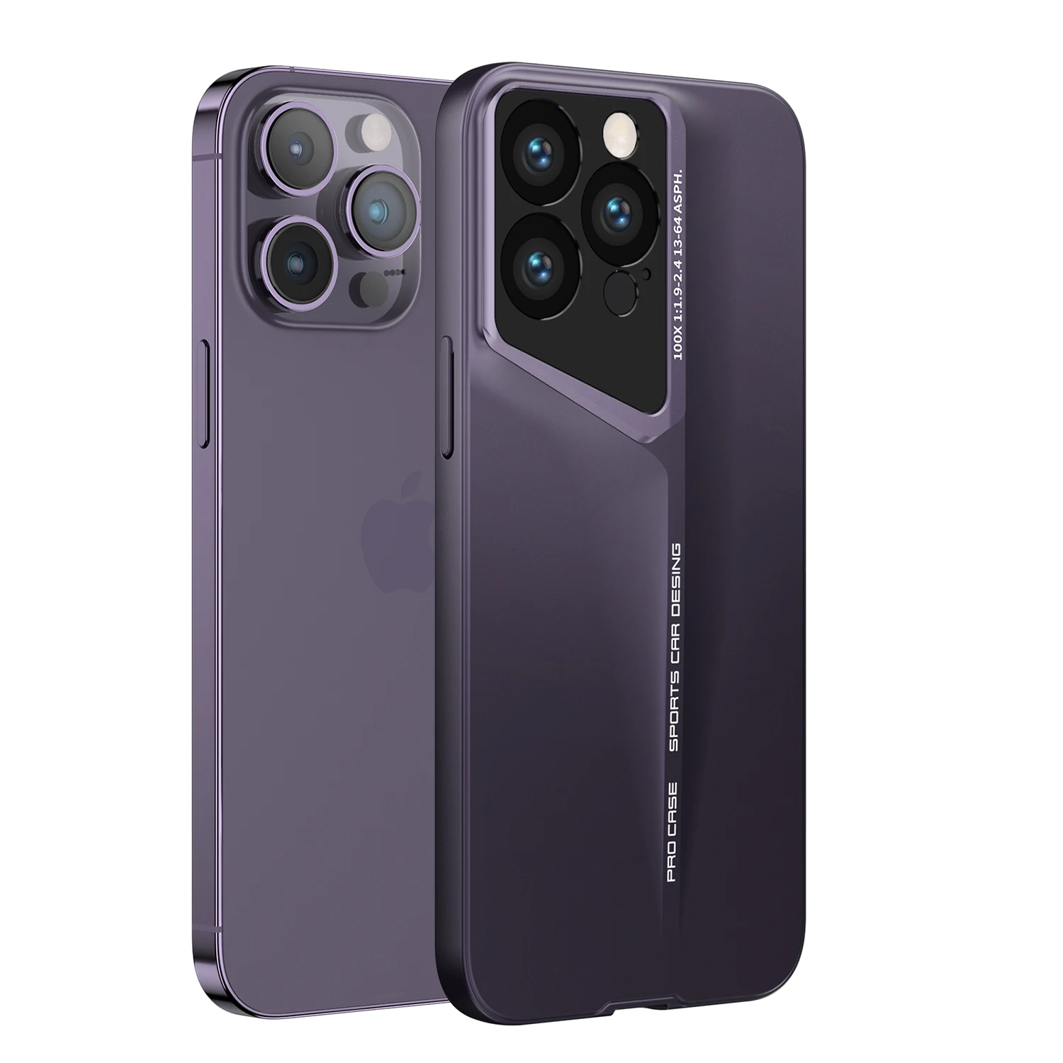 Luxury Blade Design Hard Acrylic&PC Shockproof Phone Cover for Apple Iphone 14 ProMax Case Camera Scratch-resistant Design Shell