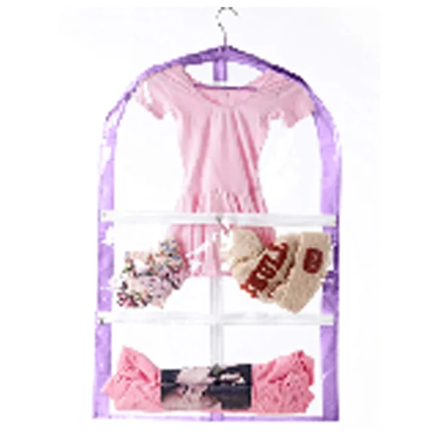 Vízálló Lógó Ruhadarab Táska 35 Hüvelykes Pvc Táncos Táskák Táncversenyekhez Utazási Tároló Gyerekek Zsebvel - Image 6