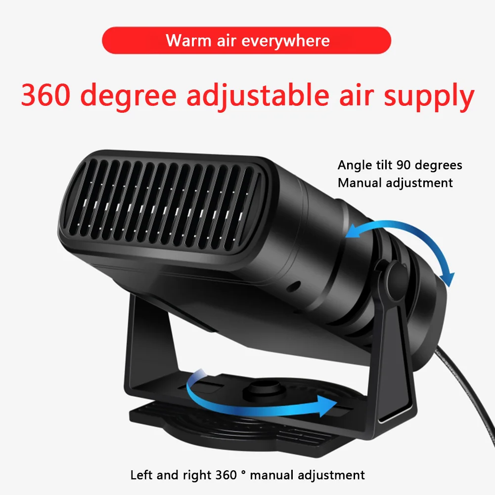 1-5PCS Car Heater 12V/24V Portable Car Heaters Heating & Cooling Modes for Auto  Windscreen Fast Heating Fan Defrost Defogger - AliExpress