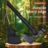 ABS handle Black 440 Outdoor tactical axe, jungle logging axe, outdoor camping self-defense rescue axe 2