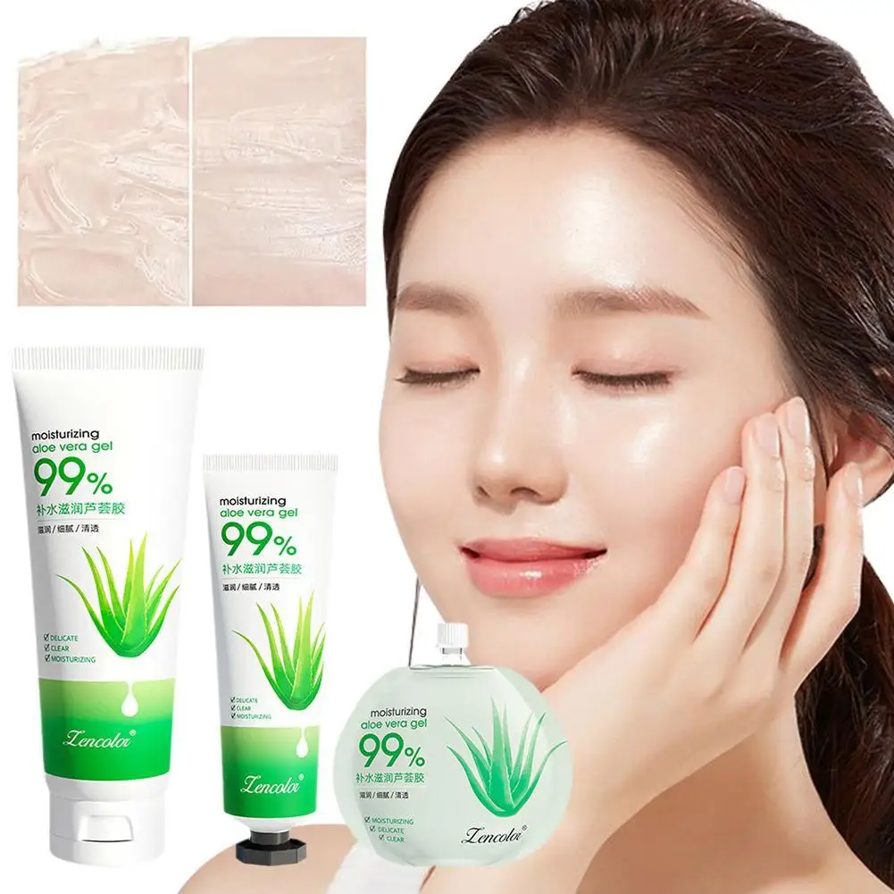 

30/100g Aloe Vera Removal Acne Gel Cream Herbal Primer Sun Repair Moisturizing Sleeping Leave-in Mask Face Soothing Skin Care