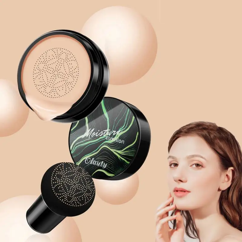 

GLAUTY BB CC Cream Mushroom Head Makeup Air Cushion Foundation Cream Concealer Moisturizer Natural Brightening Women Cosmetic