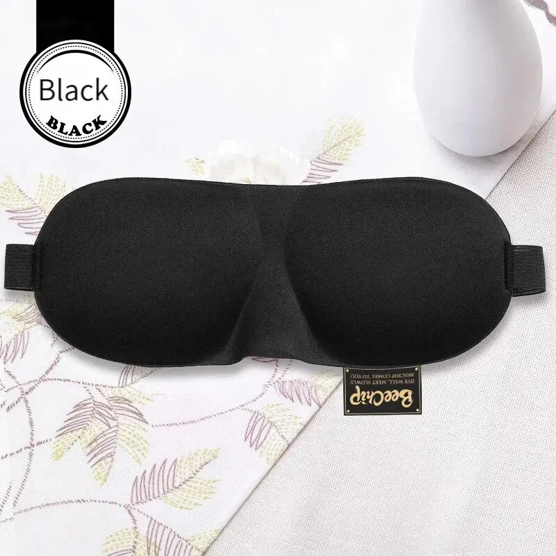 Eye Mask Eye Patch 3D Sleep Mask Natural Sleeping Eye Mask Eyeshade Cover Shade Eye Patch Women Men Soft Portable Blindfold Travel Eyepatch 1Pcs