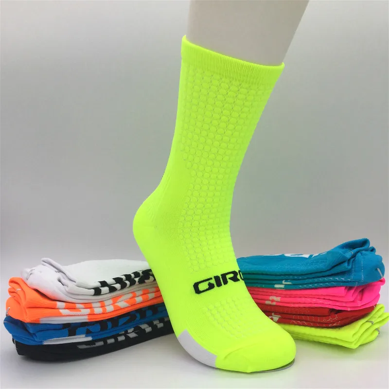 High Men's Socks with Print Sport White Black Football Basketball Male Socks Men High Quality Outdoor Running Soccer Cycling