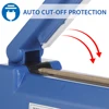 100/200mm Portable Packing Sealing Machine AdjustableHeat Sealing Hand Impulse Sealer  Household Food Packing Tool 5