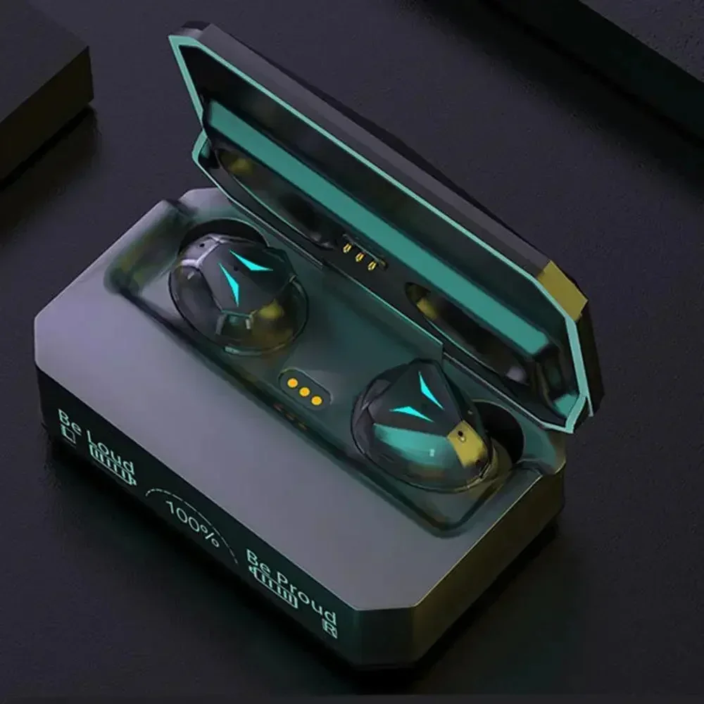 

Esports Gaming Headphone Headset In-Ear Digital Display Breathing Lights Stereo Earbuds Fones Choice M98 TWS Wireless Bluetooth