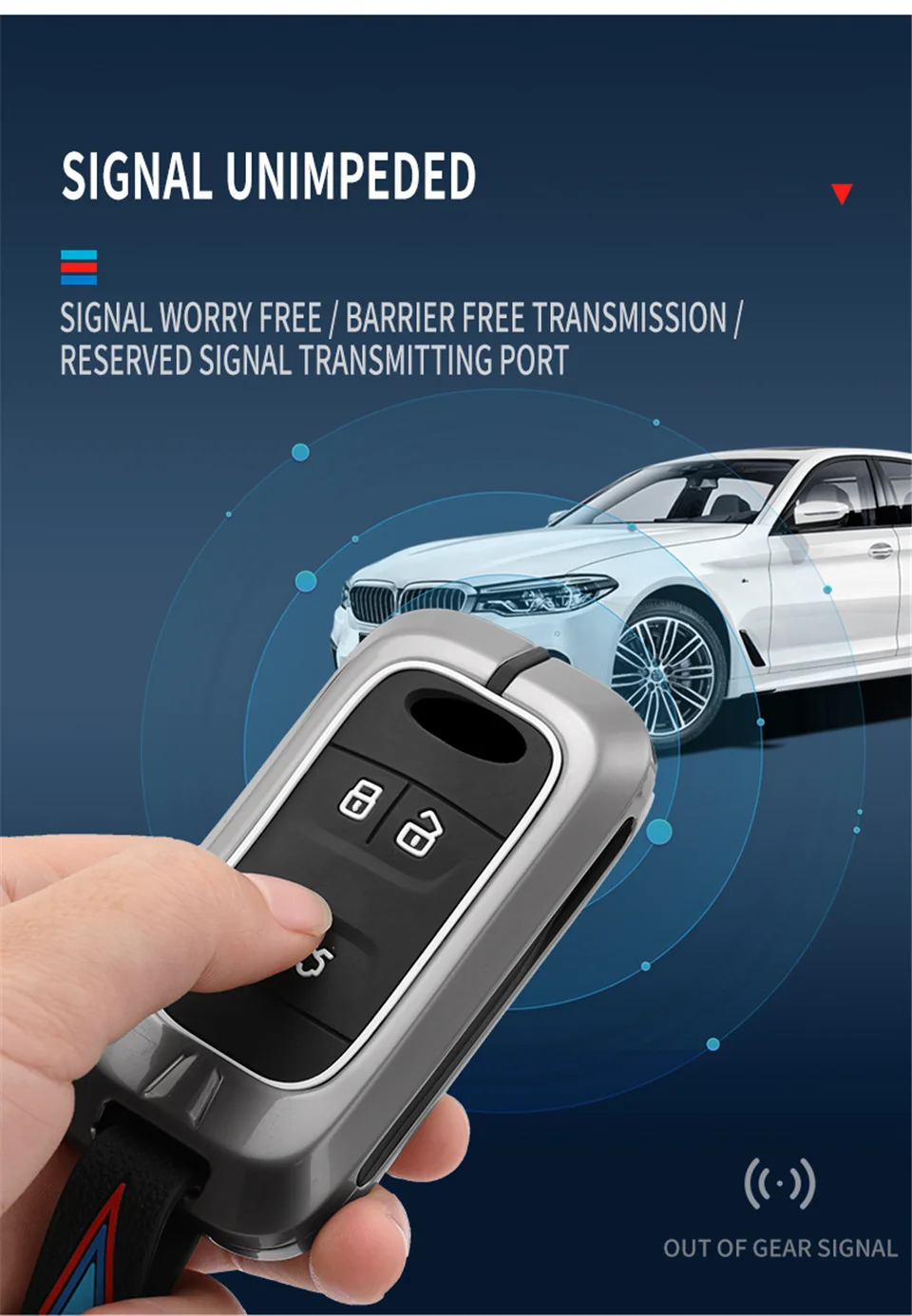Cover per chiave/telecomando per Chery Tiggo 8 7 5X 2019 2020 Smart Keyless Remote Fob proteggi custodia portachiavi accessori per supporto auto-Styling - Sa1ff0a28a38a4f1b8cfa1ca1e6ef1a47O