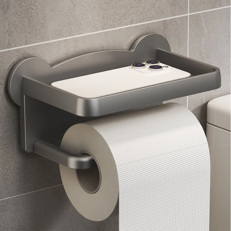 Bathroom Paper Towel Holder Without Punching Paper Towel Holder Storage 5