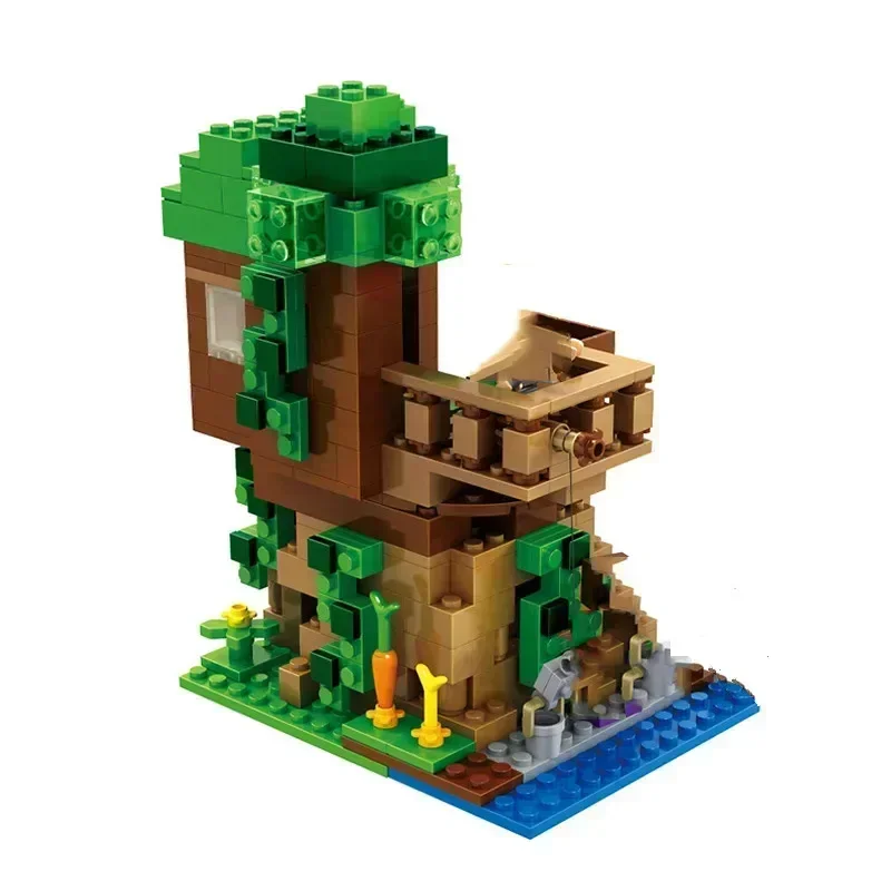 Description Picture 5 of itemHot Toys My World Blocks for Building MinecraftINGlys Farm Cottage and Village with Warhorse and Figures Bricks Sets Toys