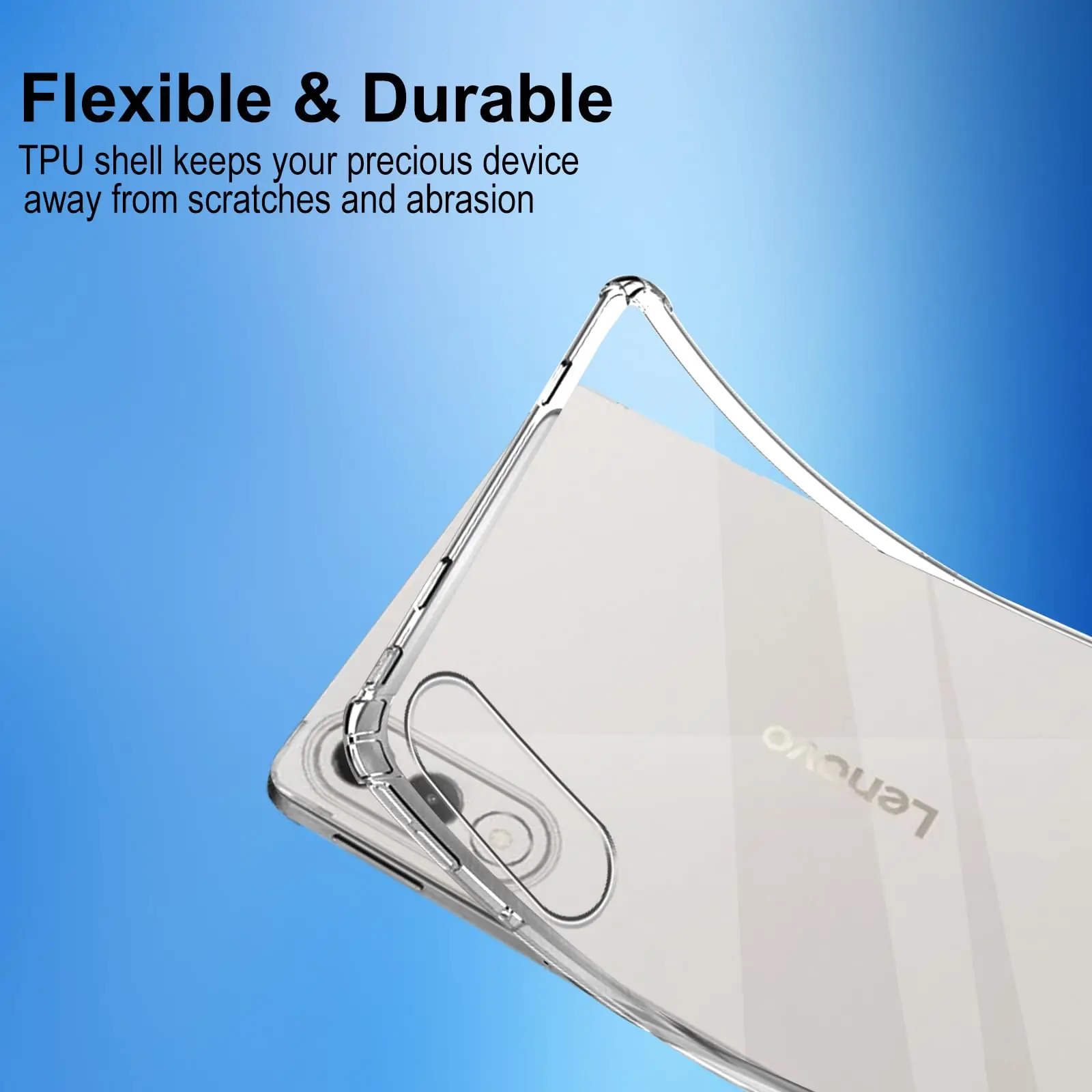 Clear Soft TPU Slim Lightweight Anti-Fall Back Cover Shell