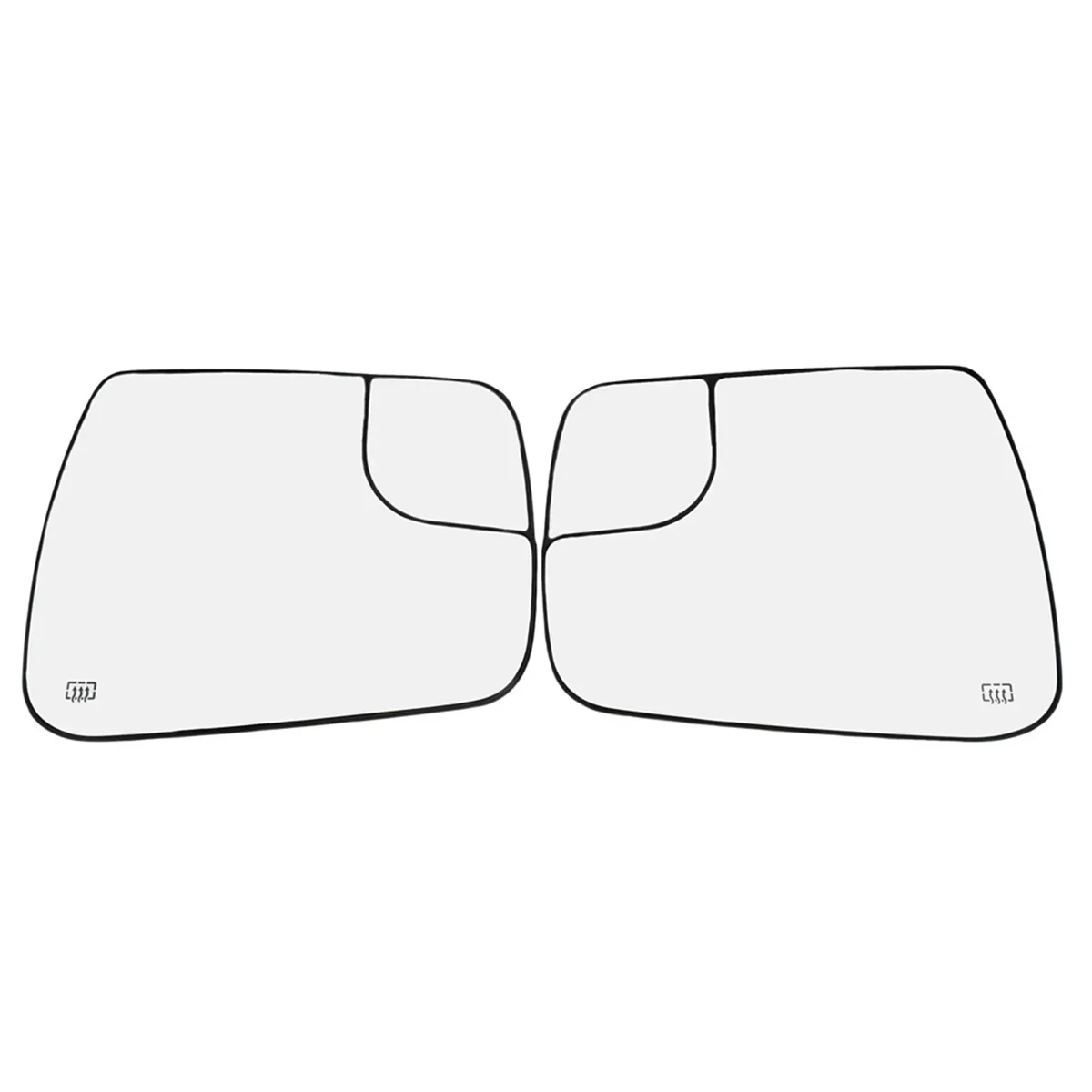 

68402037AA 68402036AA Reversing Mirror Tab with Blind Spot Mirror Glass Heater Tab Car for Dodge Ram 1500 2500 2019-2022