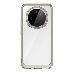 Durable Acrylic & TPU Protective Phone Case with Bumper Design for Honor Magic7 (Gray)