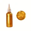 60ml Metallic Acrylic Paint Resin Pigments Golden Silvery Copper For Epoxy Resin Jewelry Making Handmade DIY Colorant Pigment 6