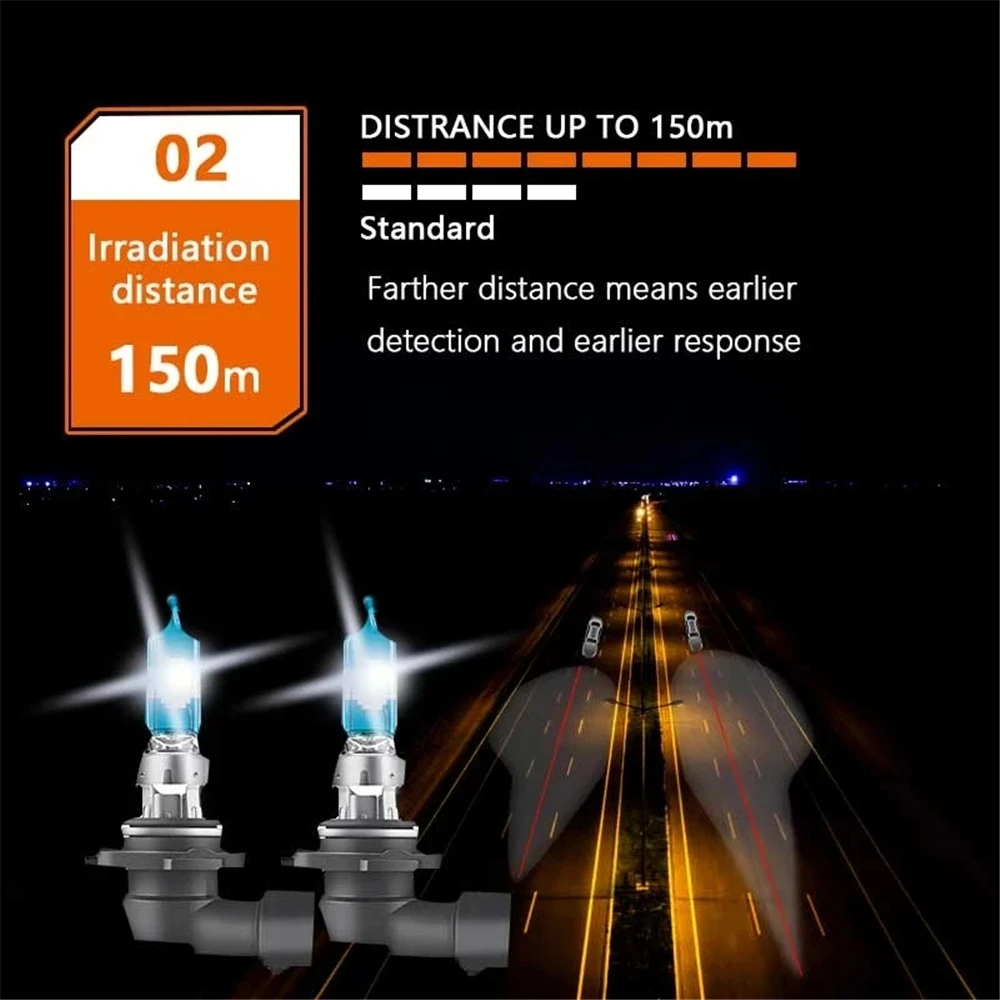 OSRAM 야간 차단기 레이저, 차세대 할로겐 헤드라이트, H8, H11, HB3, 9005, HB4, 9006 + 150% 밝은 자동 전구 (1 쌍), H1, H3, H4, H7