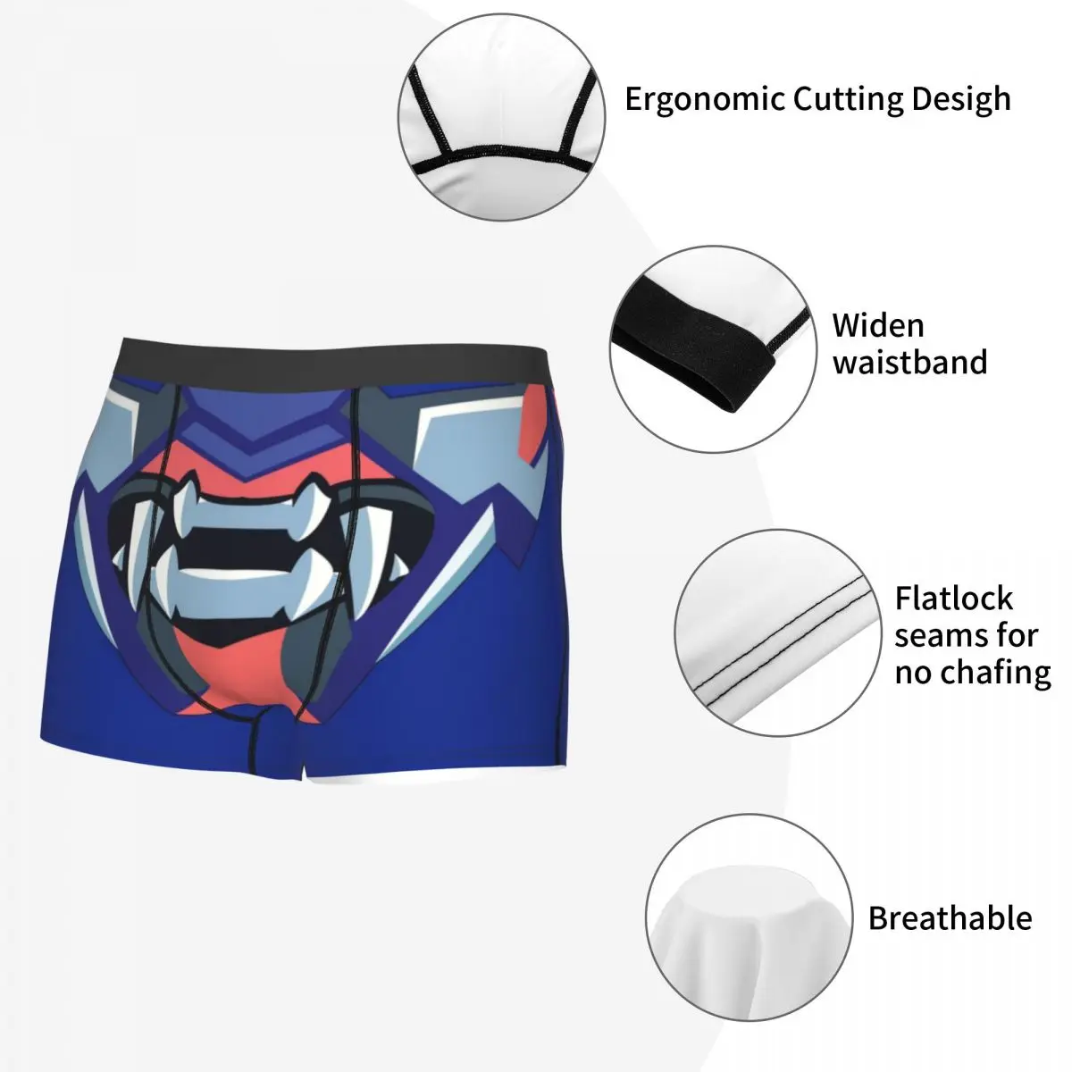 Custom Male Cool Valorant Brimstone Cosplay Underwear Video Game Boxer Briefs Stretch Shorts Panties Underpants 5