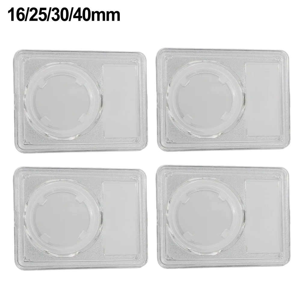 

4pcs 16/25/30/40mm Transparent Plastic Coin Holder Coin Collecting Box Case For Coins Storage Capsules Protection Boxe Container