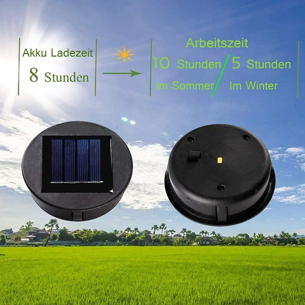 

Smart Garden Solar Powered Replacement Round Led Light Box Solar Battery Box Solar Cells Poly Li-Ion Battery Charger