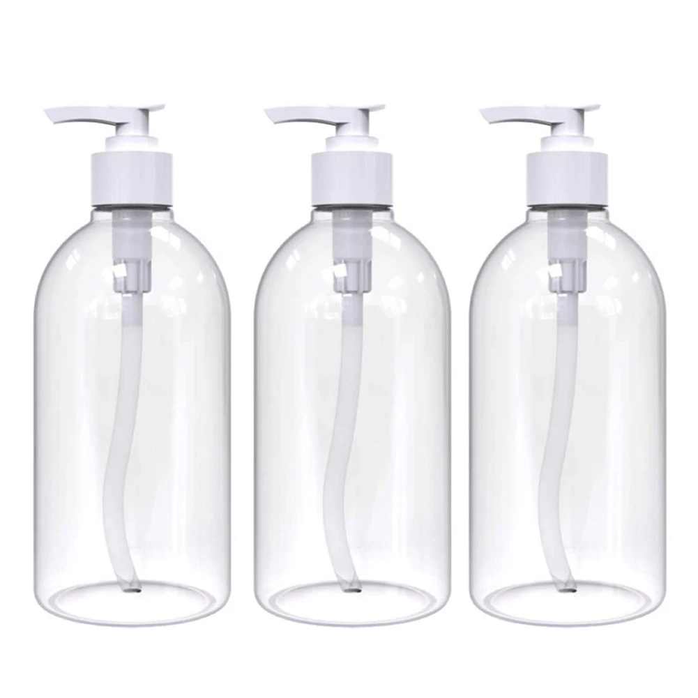 Bottiglia ambrata con pompa | Dispenser di sapone ricaricabile