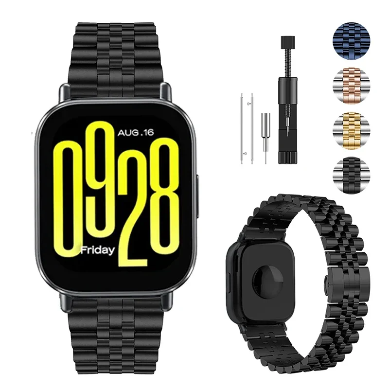 Luxury 22mm Stainless Steel Metal Watch Strap Bracelet