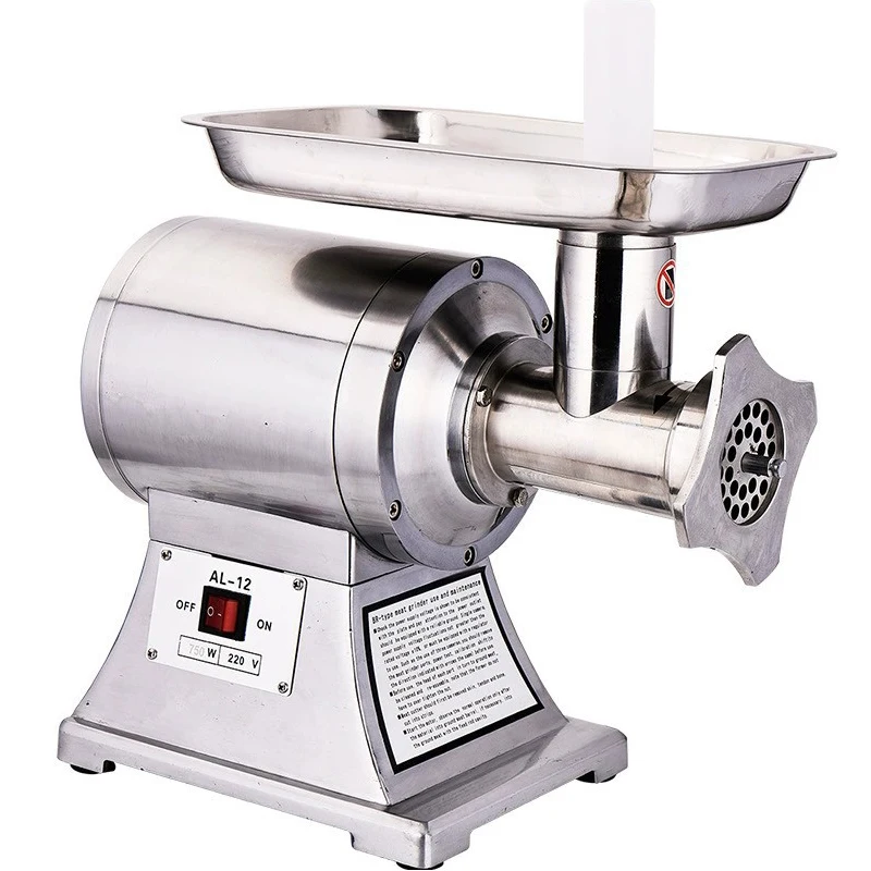 110/220V Stainless Steel Blade Meat Mincer Electric Aluminum Industrial Meat Processing Machine With Factory Price AL-12/22C 3