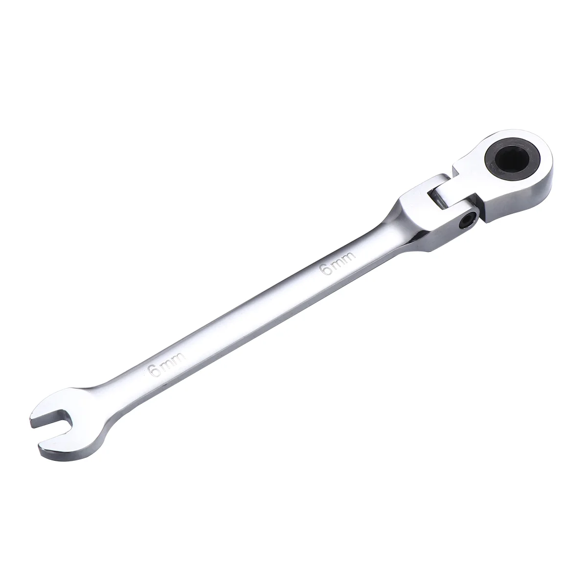 

7 Mm Adjustable Wrench Silver Dual Head Ratchet Spanner Tool Small Vanadium Steel