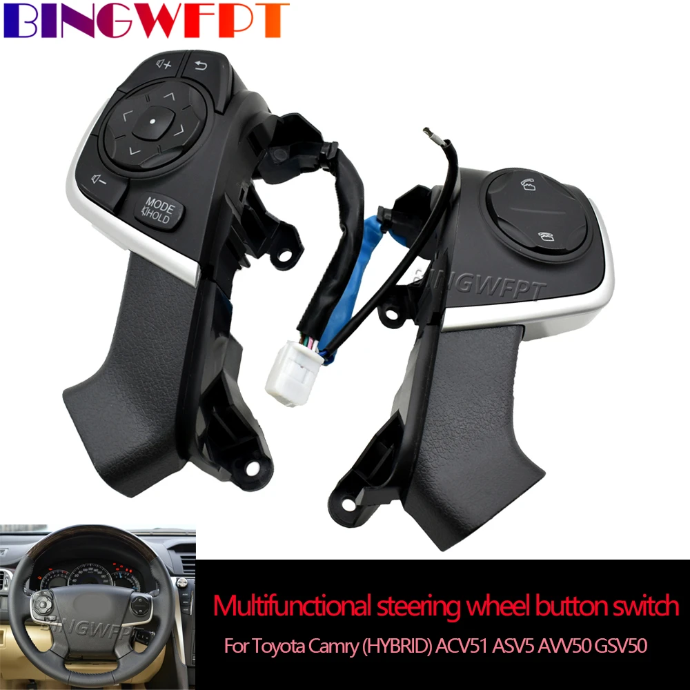 High quality Steering Wheel Audio Switch Buttons For Toyota Camry