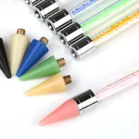 Rhinestone Wax Pen Head for Nail Art Gem Picker Tool,Replacement Tip for Rhinestone Picker Wax Pencil For Rhinestone Nail Tools 2