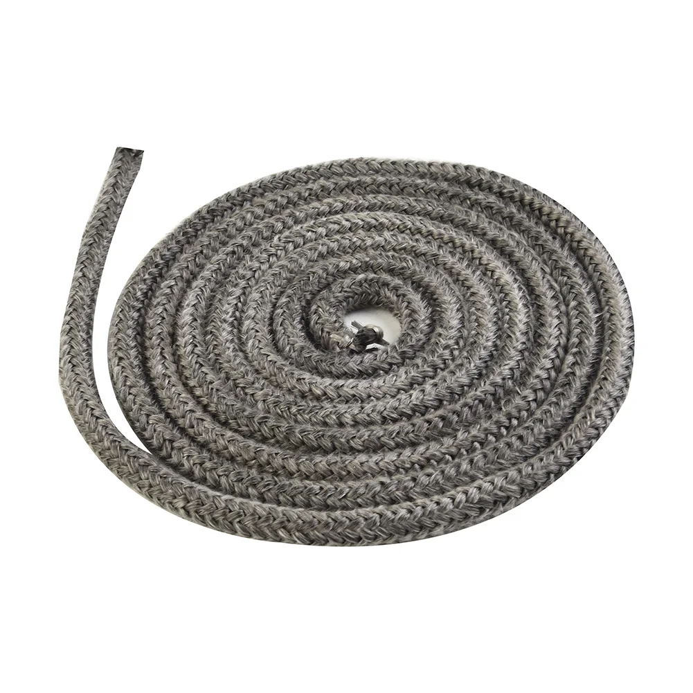 

Home Fiberglass Rope Seal 78 Inch/2m Black Door Seal Fire Prevention Replacement Soft Wood Burning Stove 6/8mm Fiberglass