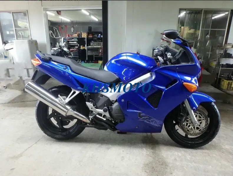Motorcycle Fairing kit for VFR800RR 98 99 00 01 VFR 800 VFR 800RR 1998 1999 2000 2001 Cool Blue Bodywork Set