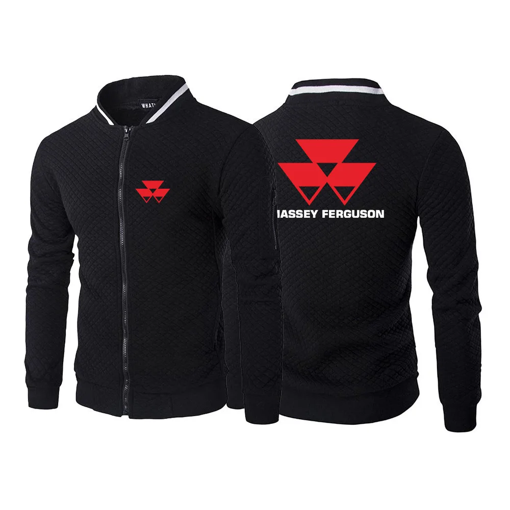 Mens Long Sleeve Fashion Sports Zipper Hoodie Jacket