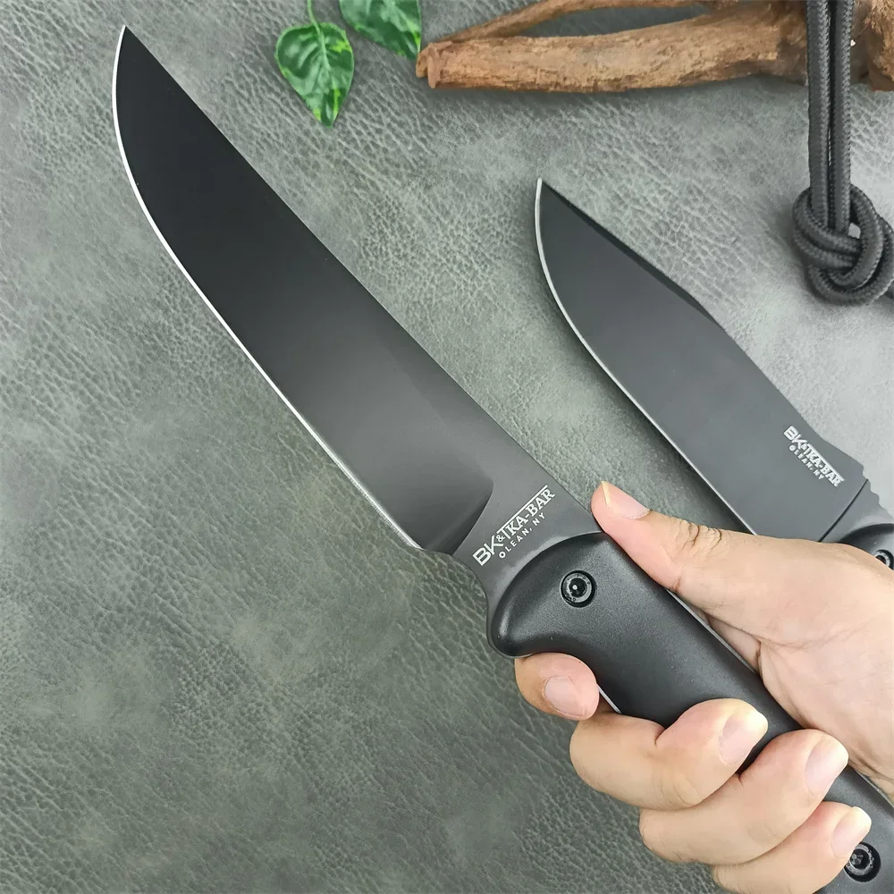 KA-BAR Becker Series Fixed Blade Knife - BK5 - BK7 - 8Cr13Mov Steel Blade - Tactical Combat Military Utility Survival Knives 2