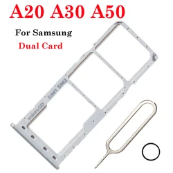 Enhanced Dual Micro SD SIM Card Tray Holder Reader Slot Replacement (White)