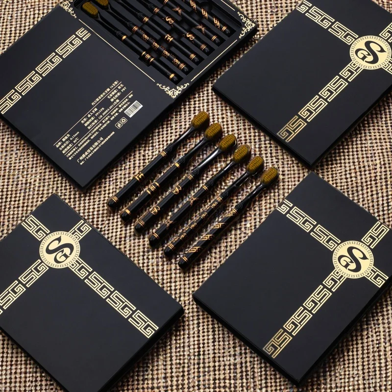 6개/상자; 효율적인 청소를 위한 고급 껌 보호 부드러운 강모 칫솔; 남성과 여성을 위한 고급 패션; 적합한