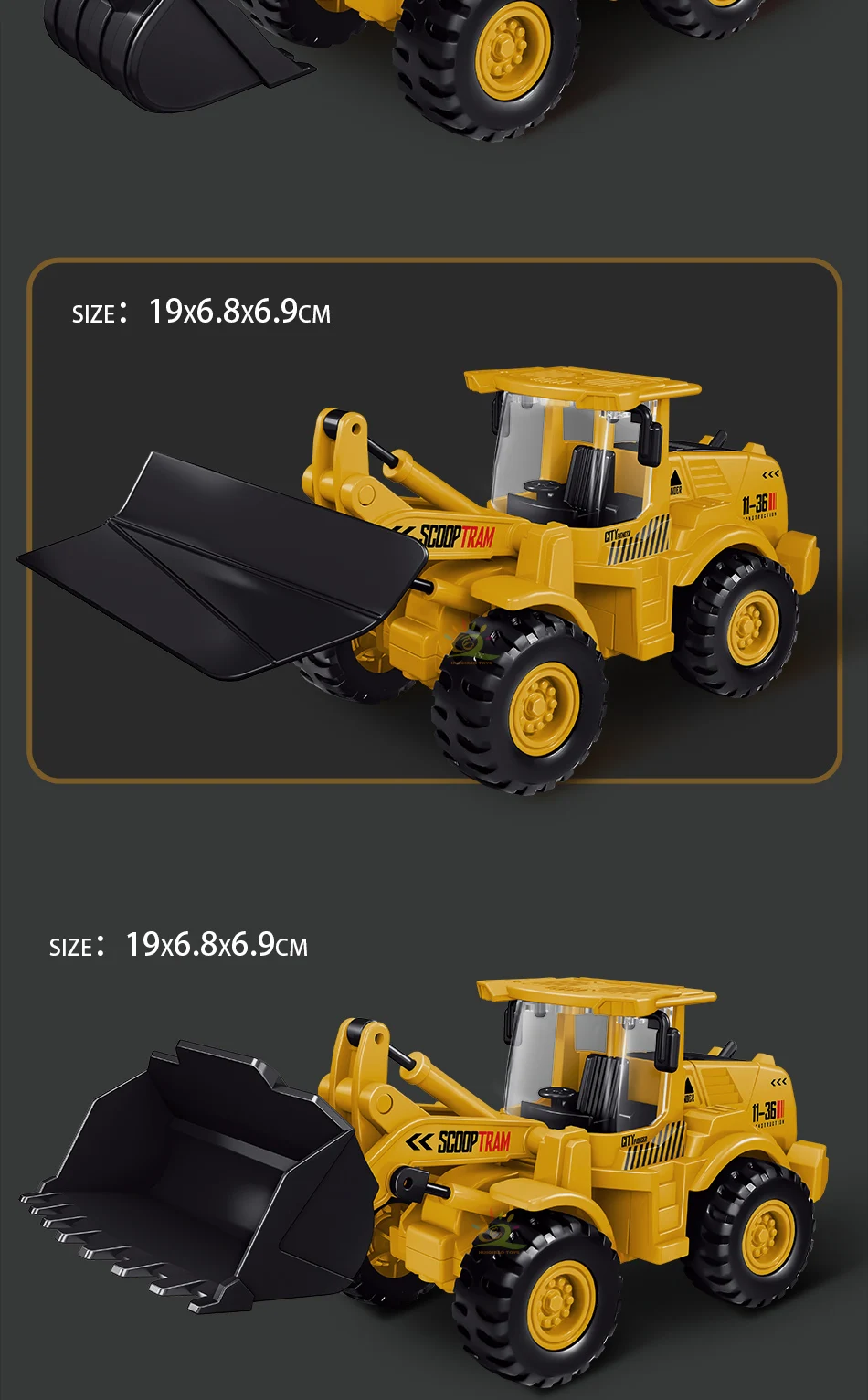 barbie car UKBOO Engineering Car Plastic Diecast Vehicle Crane Excavator Bulldozer Forklift Truck City Construction Toys for Boys Kids lego car sets