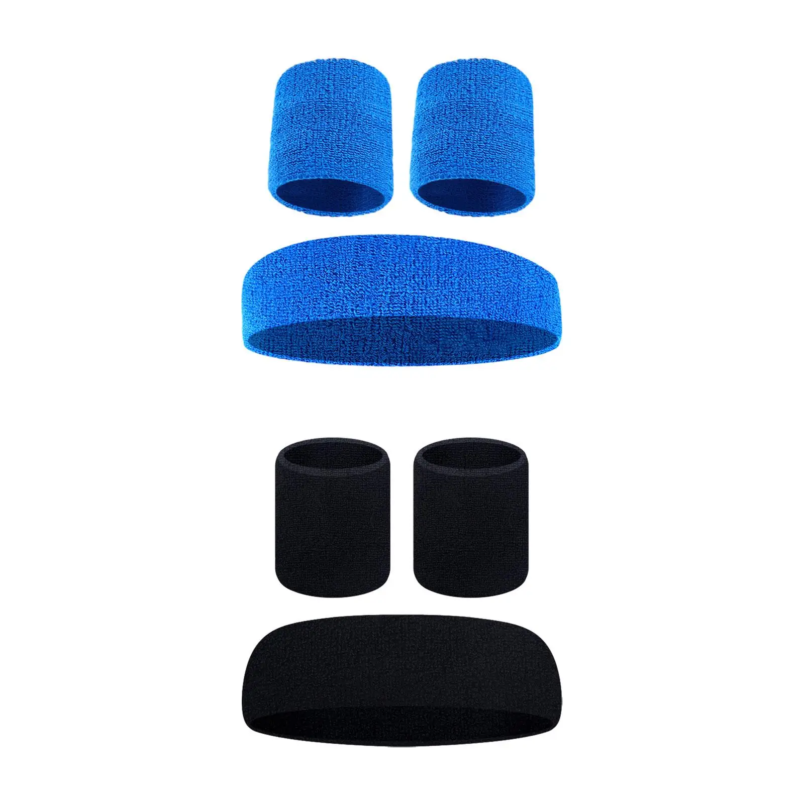 Headband Wristband Anti Slip Stretchy Soft Elastic Sweatband for Men Women for Yoga Pilates Mountaineering Training Basketball