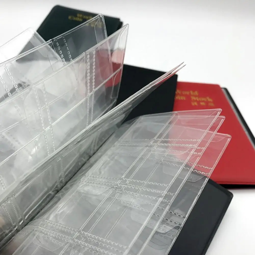 120Pockets Coins Collection Book Photo Album Dust-proof PVC Cold Resistant Large Capacity Coin Holder coins collection album coin collection album