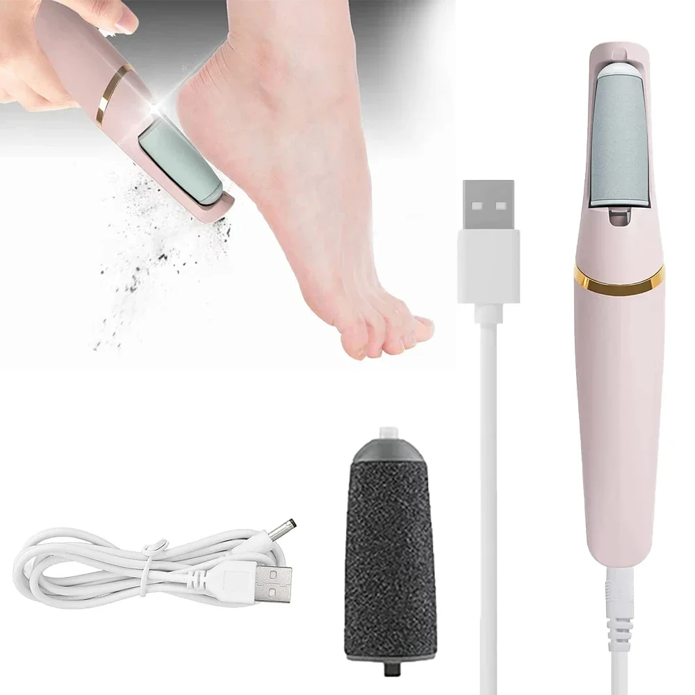 Electric Foot Callus Remover Electric Foot Callus Remover Rechargeable Scrubber Grinder Professional Pedicure Feet Care
