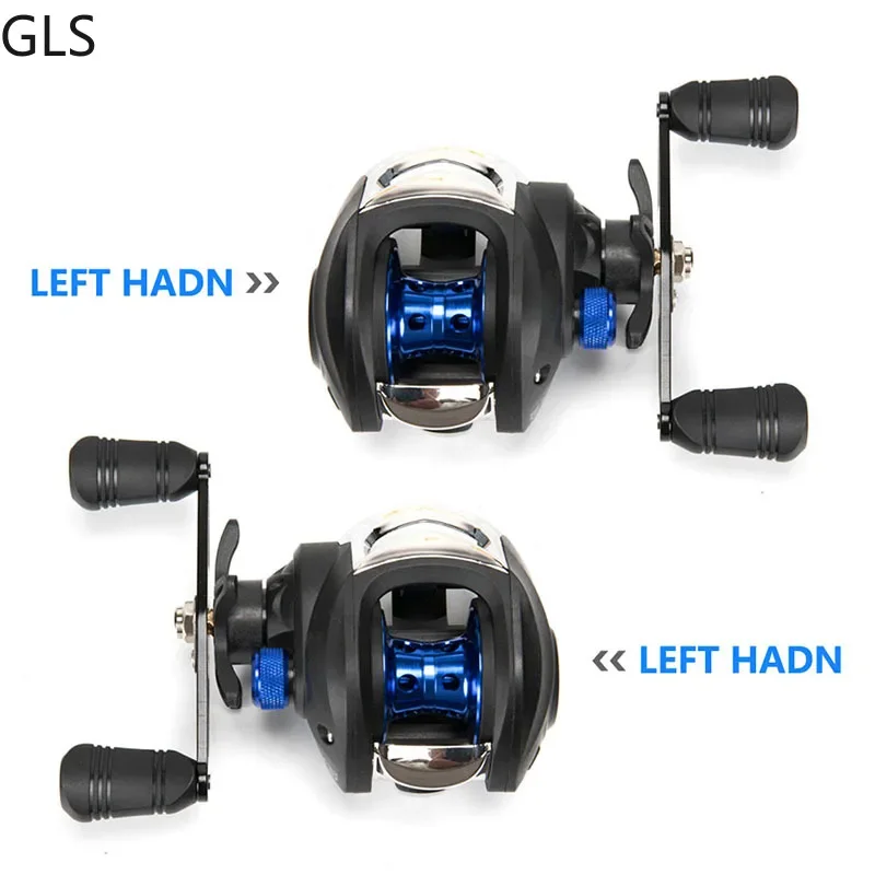 Moulinet pêche GLS 2026 frein magnétique 8kg pour pêche main gauche droite en eau douce et mer
