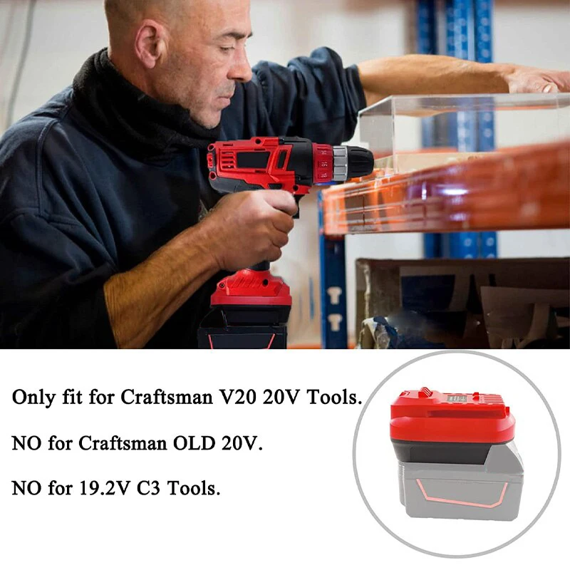 Craftsman V20 Craftsman To Milwaukee Battery Adapter Battery