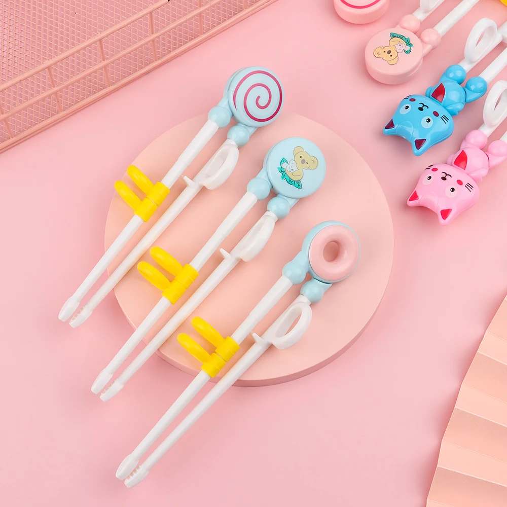 Plastic Cartoon Animal Training Chopsticks for Kids