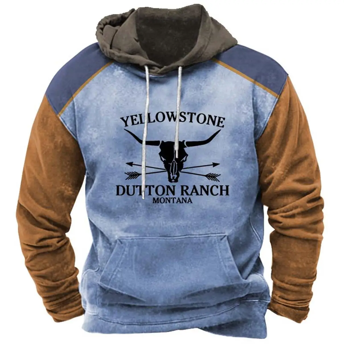 New American Drama Yellowstone Park Hoodies 3d gedruckt Männer Frauen Streetwear Retro Kleid Pullover lässig Langarm Trainings anzug – Detail 11
