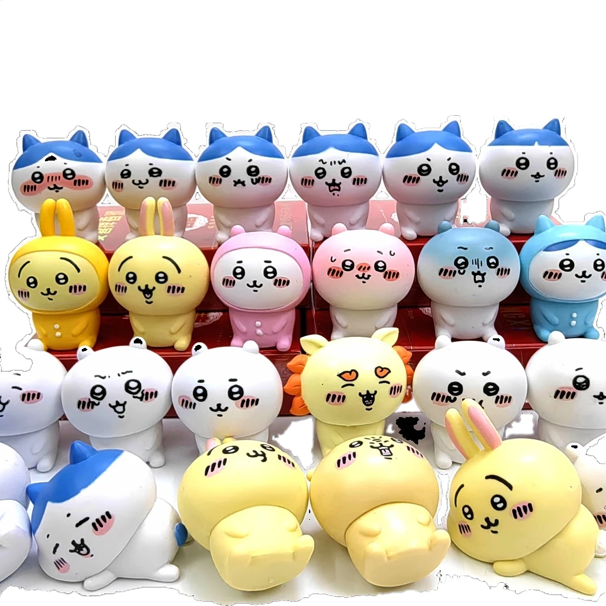 

New Cute Chiikawa Hachiware Usagi Rabbit Shisa Small PVC Figures Toys For Children