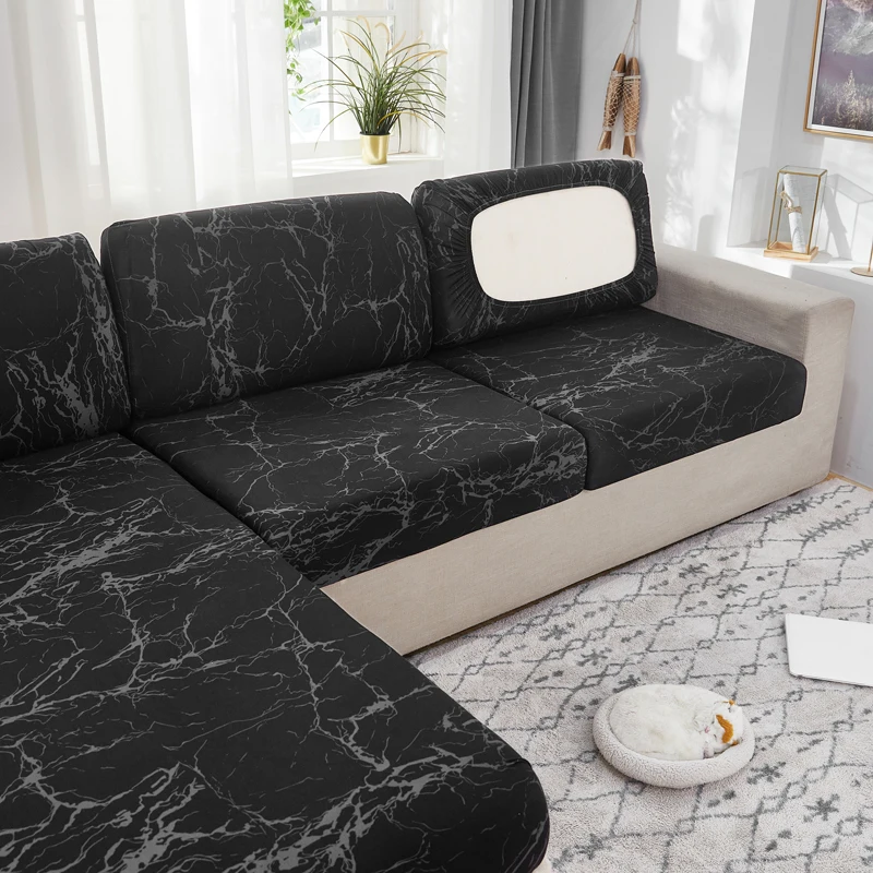 Geometric sofa cover image 3