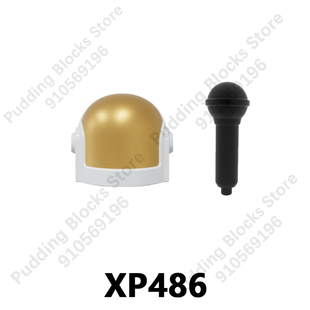 KT1063 빌딩 블록 액션 피규어, XP483 XP484 XP485 XP486 벽돌 액세서리, 성인 어린이 장난감 디오라마 장식 몬테소리